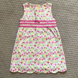 Lilly Pulitzer 'tip toe tulip' dress Sz 3T